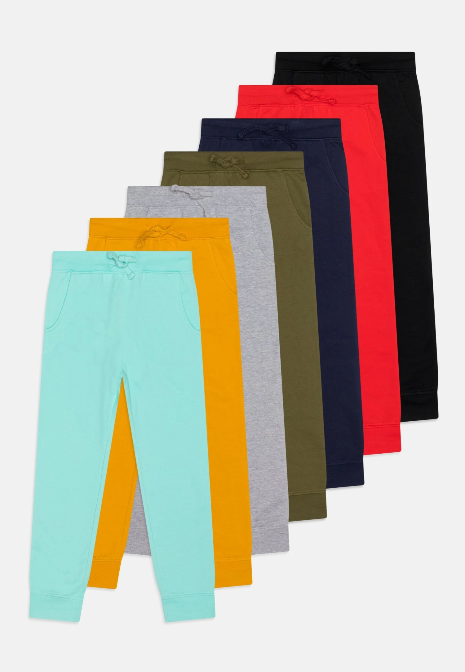 Friboo Unisex 7 Pack - Trainingsbroek - Multi-Coloured/Yellow/Blue 1 Friboo Unisex 7 Pack - Trainingsbroek - Multi-Coloured/Yellow/Blue