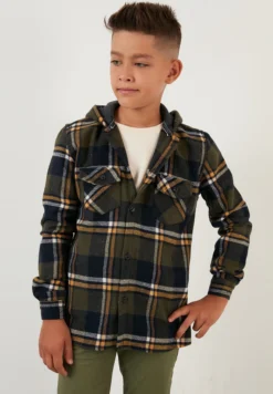 LELA Regular Fit - Overhemd - Khaki -Kinder Schoenen Winkel 272efed356ef47d88f939c20c6e0622e