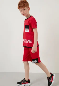 LELA Regular Fit T-Shirt And Shorts - Trainingspak - Red/Black 12 LELA Regular Fit T-Shirt And Shorts - Trainingspak - Red/Black -Kinder Schoenen Winkel 27db9406adb345b49fe359172680f7f0