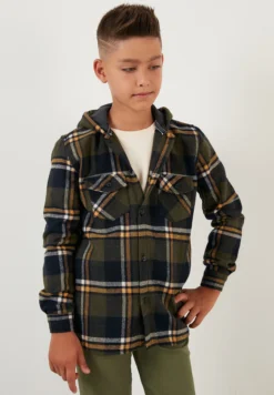 LELA Regular Fit - Overhemd - Khaki -Kinder Schoenen Winkel 3e74ec619301470994d4ecfa4ea2abb9