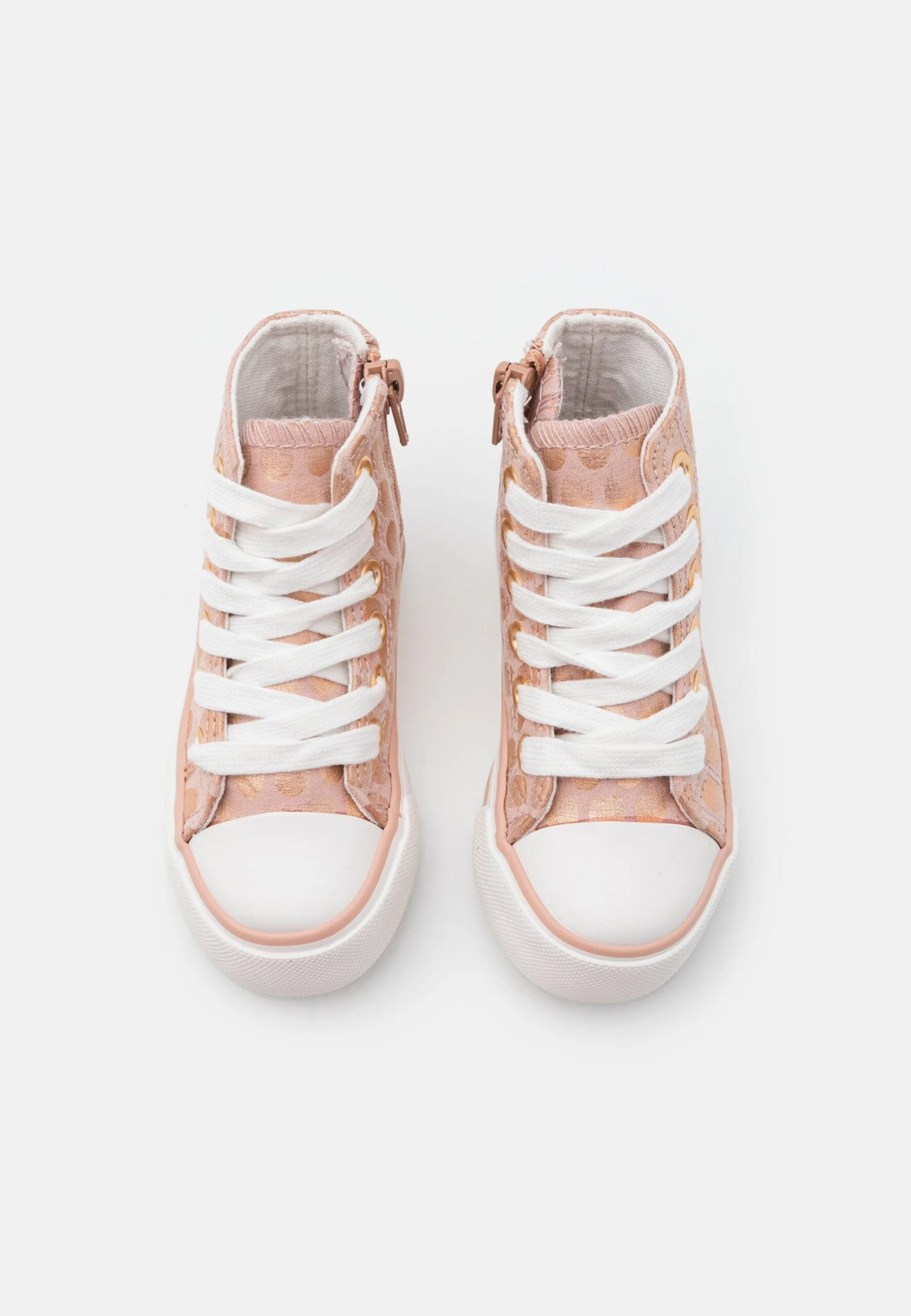 Friboo Sneakers Hoog - Rose Gold 4 Friboo Sneakers Hoog - Rose Gold - Afbeelding 4