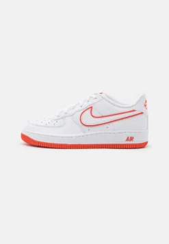 Nike Sportswear Air Force 1 Unisex - Sneakers Laag - White/Picante Red