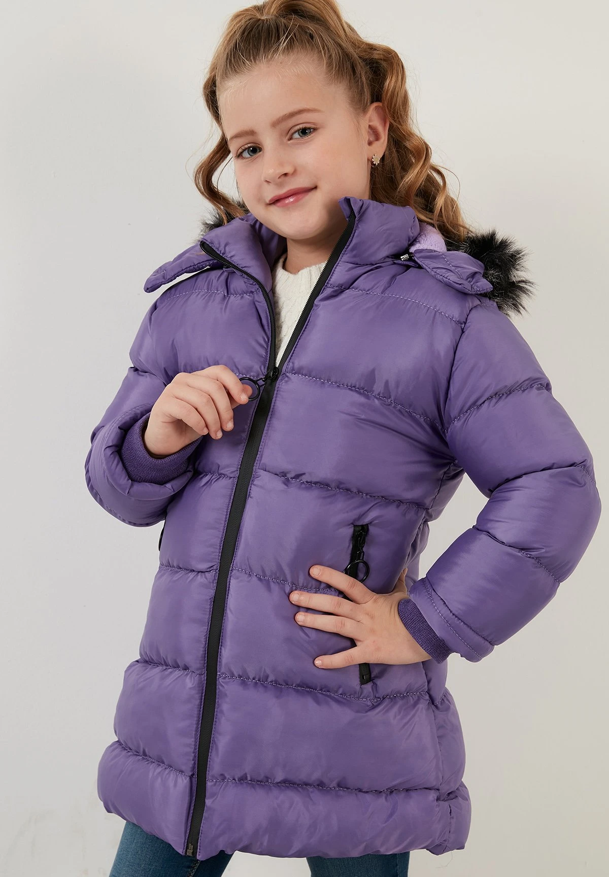 LELA Regular Fit - Winterjas - Lilac 1 LELA Regular Fit - Winterjas - Lilac
