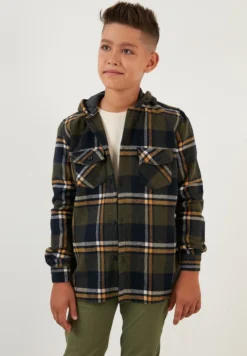 LELA Regular Fit - Overhemd - Khaki -Kinder Schoenen Winkel 7ddbaf89ff4d4a408cd751ecb153e34a