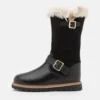 Friboo Leather - Snowboots- Black