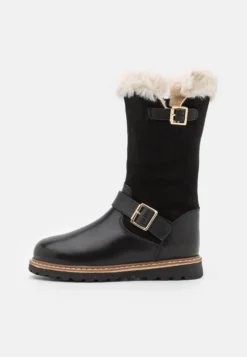 Friboo Leather - Snowboots- Black