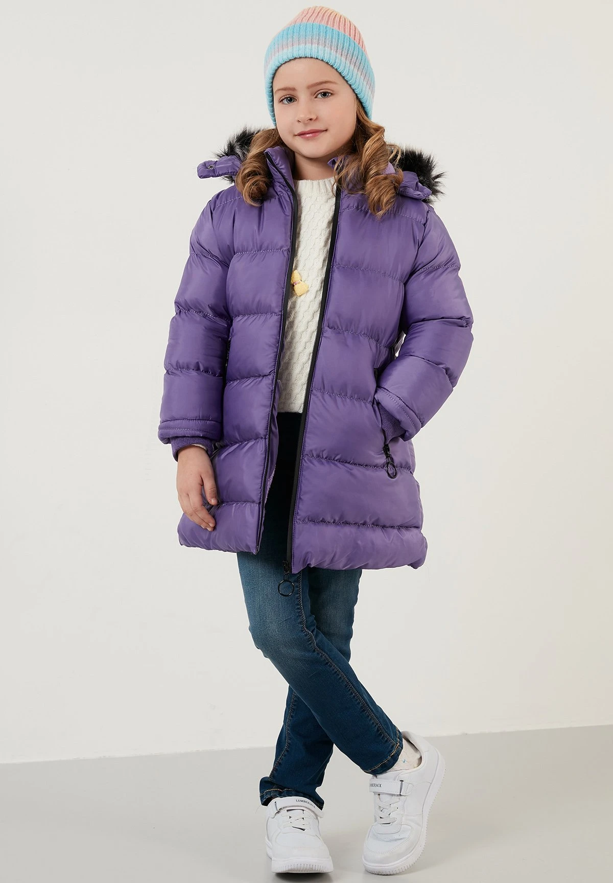 LELA Regular Fit - Winterjas - Lilac 2 LELA Regular Fit - Winterjas - Lilac - Afbeelding 2