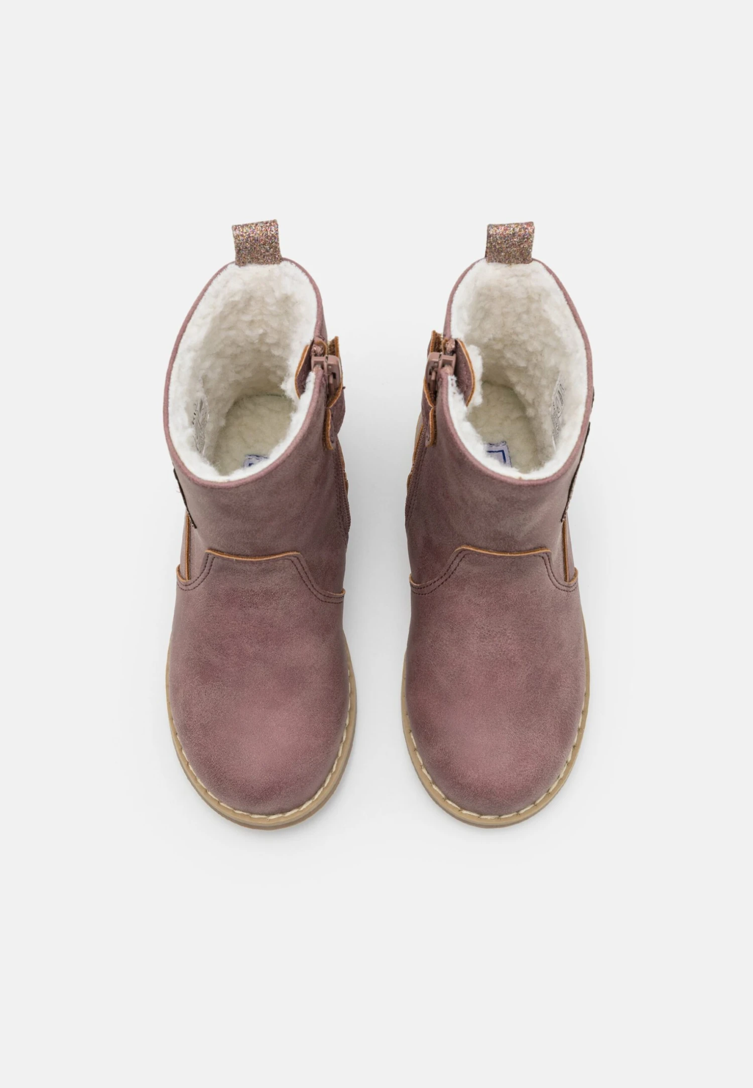 Friboo Korte Laarzen - Mauve 4 Friboo Korte Laarzen - Mauve - Afbeelding 4