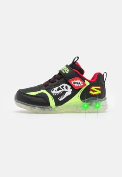 Skechers Illumi-Brights - Sneakers Laag - Black/Lime//Red