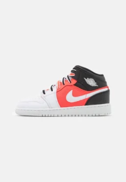 Air Jordan 1 Mid Unisex - Basketbalschoenen - Black/White/Infrared